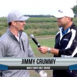 Jimmy Crummy being interviewed by Dave Schultz