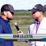 John Lillestol being interviewed by Dave Schultz