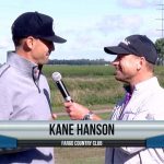 Kane Hanson being interviewed by Dave Schultz