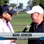 Mark Johnson being interviewed by Dave Schultz