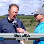 Dave Barge being interviewed by Dave Schultz