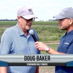 Doug Baker being interviewed by Dave Schultz