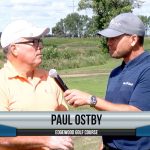 Paul Ostby being interviewed by Dave Schultz