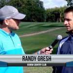 Randy Gresh being interviewed by Dave Schultz