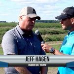 Jeff Hagen being interviewed by Dave Schultz